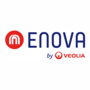 Enova logo, proud strategic member of MEFMA - Middle East Facility Management Association